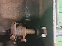 Antieke kaas snijmachine in emaille - afbeelding 5 van  9