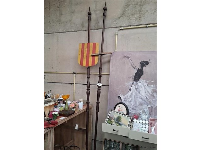 Antieke lans - afbeelding 1 van  1