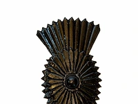 Antieke lederen kokarde