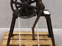 Antieke manuele plaatwals/juwelierswals - afbeelding 2 van  11