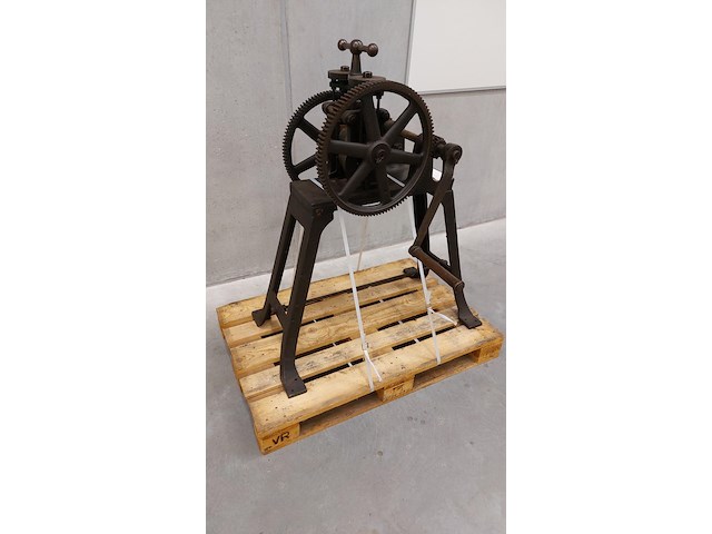 Antieke manuele plaatwals/juwelierswals - afbeelding 3 van  11