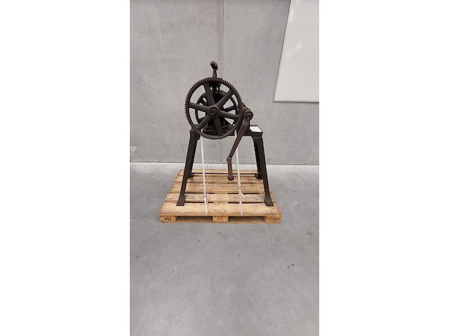 Antieke manuele plaatwals/juwelierswals - afbeelding 1 van  11