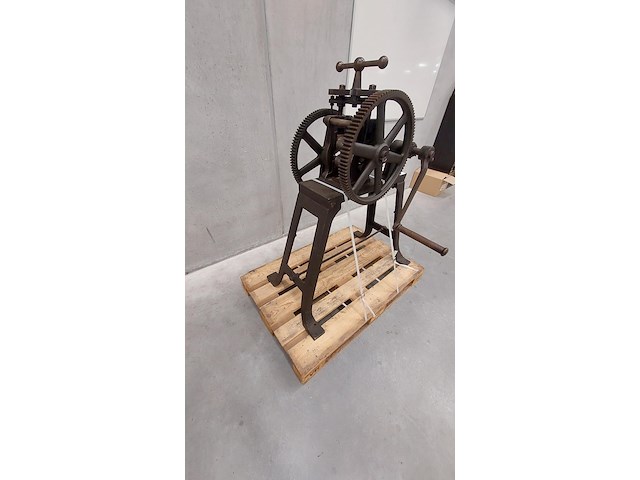 Antieke manuele plaatwals/juwelierswals - afbeelding 6 van  11