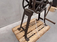 Antieke manuele plaatwals/juwelierswals - afbeelding 6 van  11