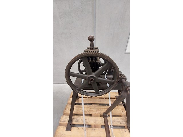 Antieke manuele plaatwals/juwelierswals - afbeelding 7 van  11