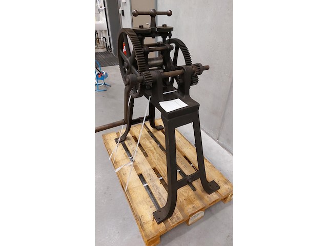 Antieke manuele plaatwals/juwelierswals - afbeelding 11 van  11