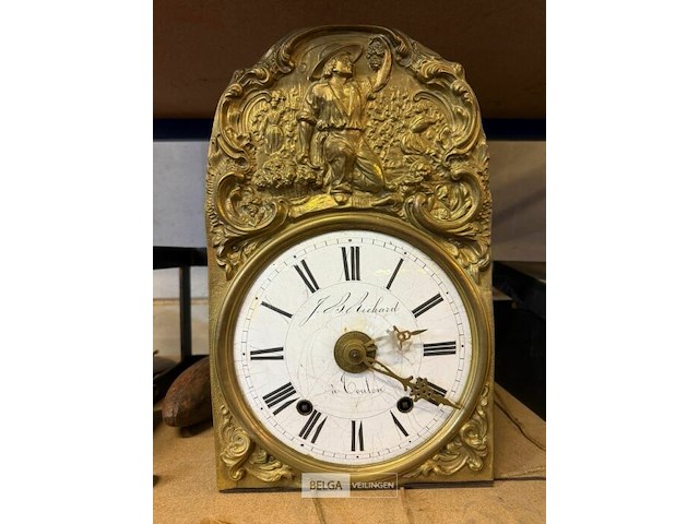 Antieke morbierklok - afbeelding 1 van  7