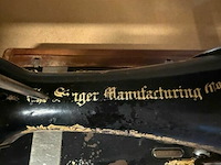 Antieke naaimachine singer - afbeelding 5 van  9