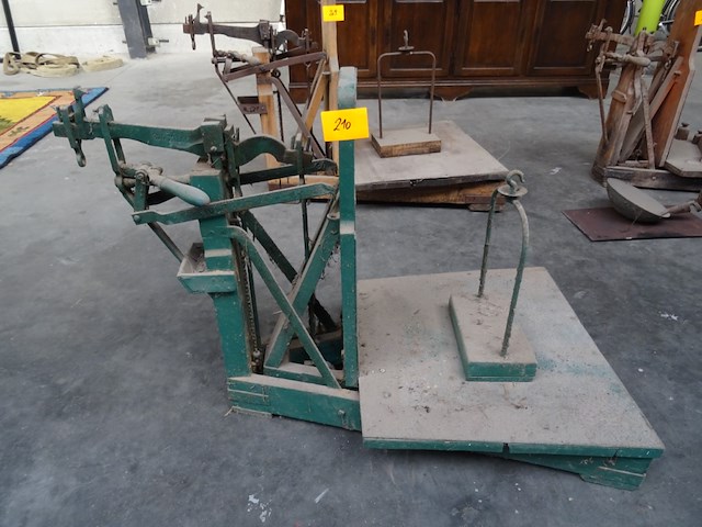 Antieke platformweegschaal - afbeelding 1 van  5