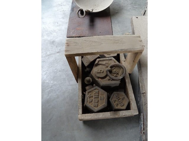 Antieke platformweegschaal - afbeelding 4 van  7