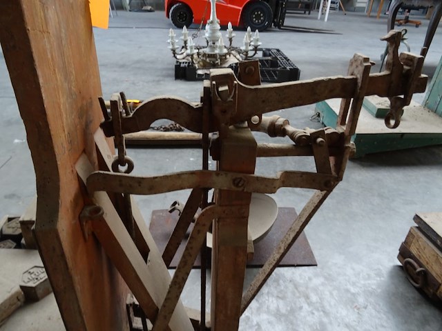 Antieke platformweegschaal - afbeelding 6 van  7