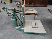 Antieke platformweegschaal