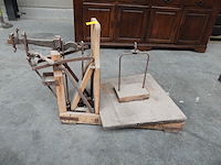 Antieke platformweegschaal