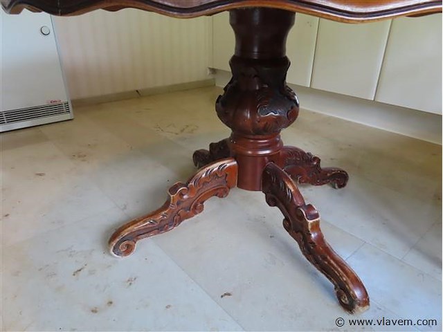 Antieke ronde tafel - afbeelding 2 van  3