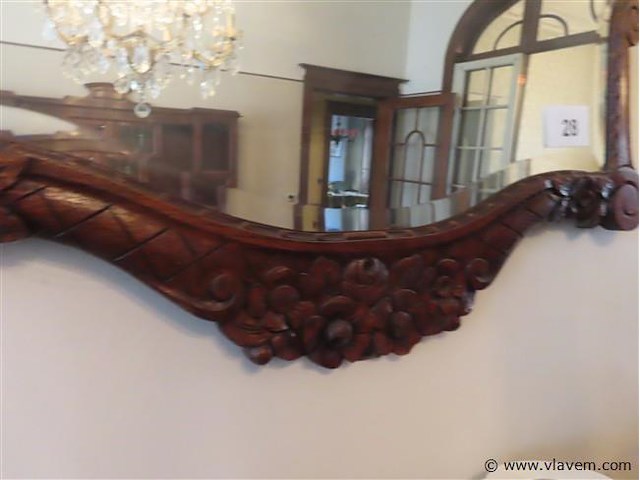 Antieke spiegel - afbeelding 2 van  3