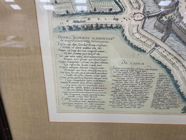 Antieke tekening antwerpen - afbeelding 3 van  7