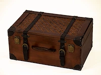 Antieke vintage reiskoffer - afbeelding 2 van  4