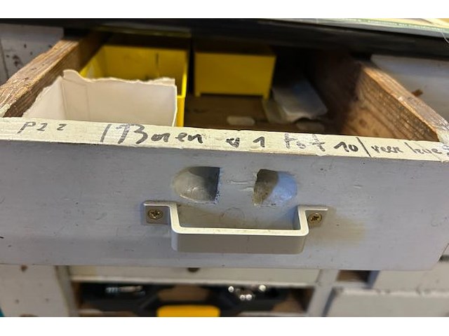 Antieke vitrine toonbank/toog - afbeelding 2 van  10