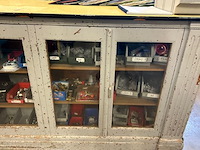 Antieke vitrine toonbank/toog - afbeelding 5 van  10