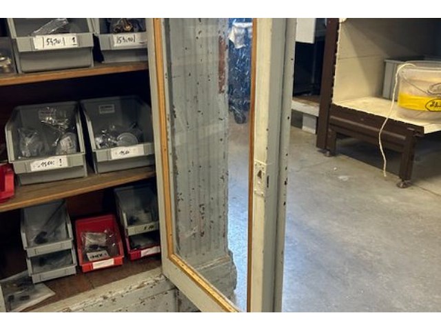 Antieke vitrine toonbank/toog - afbeelding 6 van  10