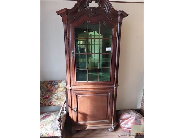 Antieke vitrinekast - afbeelding 1 van  3