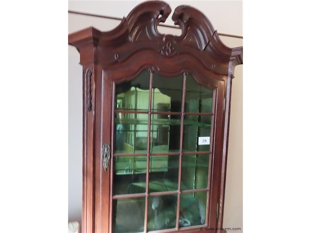 Antieke vitrinekast - afbeelding 2 van  3