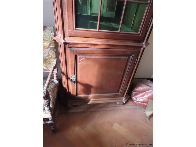 Antieke vitrinekast - afbeelding 3 van  3