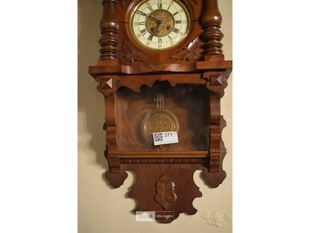Antieke wandklok (vrijslinger) - afbeelding 3 van  4