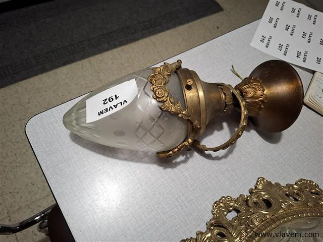 Antieke wandlamp - afbeelding 1 van  1