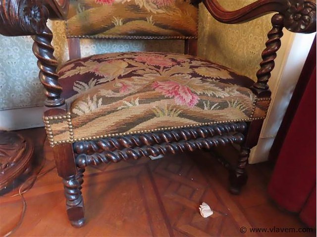 Antieke zetel - afbeelding 2 van  3