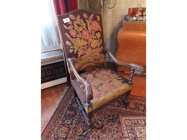 Antieke zetel - afbeelding 1 van  3