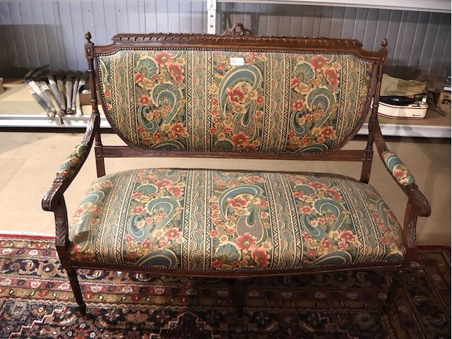Antieke zitbank - afbeelding 1 van  4