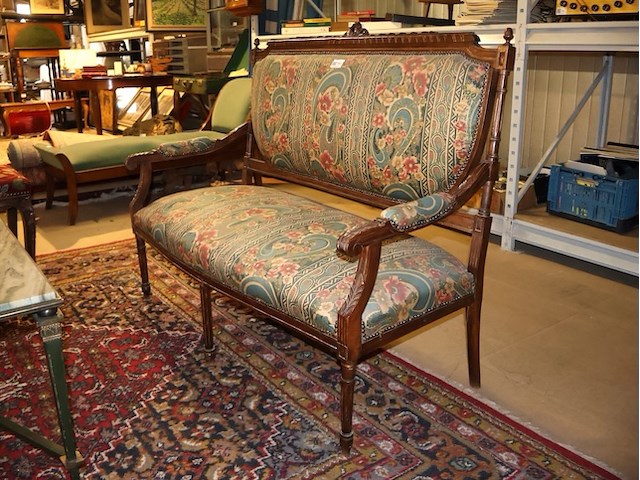 Antieke zitbank - afbeelding 2 van  4