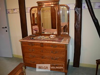 Antieken 2 persoons slaapkamer franse stijl - afbeelding 9 van  10