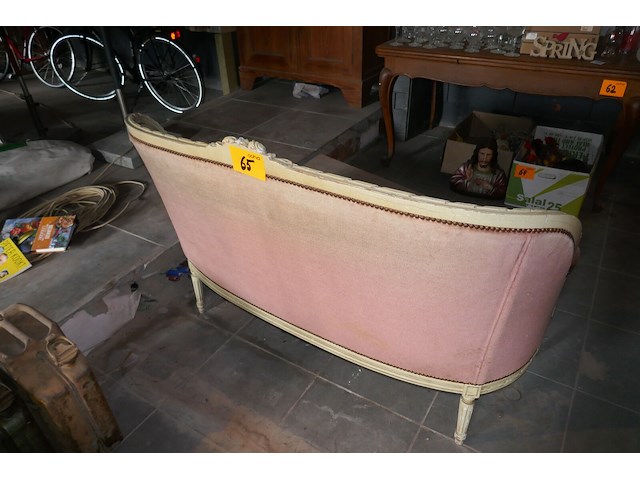 Antieken bank louis xv stijl - afbeelding 3 van  3