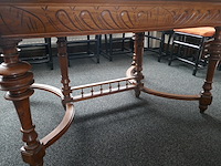 Antieken bureautafel in mechelse renaissancestijl - afbeelding 3 van  4