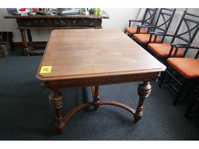 Antieken bureautafel in mechelse renaissancestijl - afbeelding 4 van  4