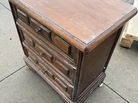 Antieken bureautafel + vintage salontafel - afbeelding 13 van  13
