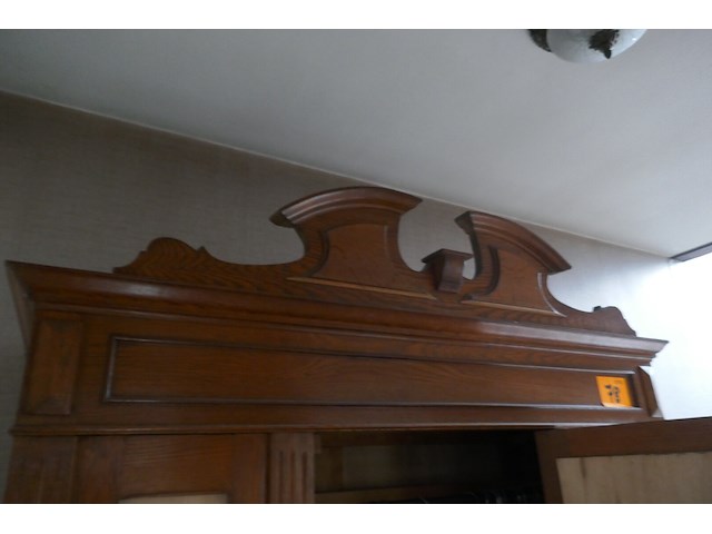 Antieken kledingkast met spiegels - afbeelding 4 van  4