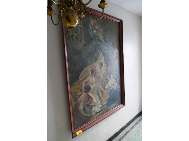 Antieken schilderij - afbeelding 1 van  6