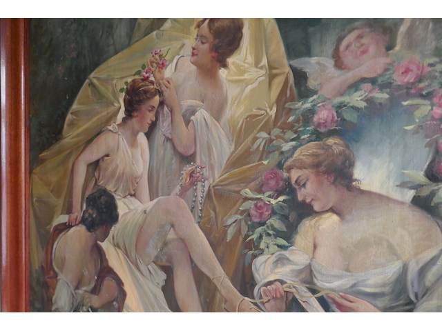 Antieken schilderij - afbeelding 3 van  6