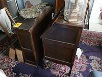 Antieken secretaire met vitrine - afbeelding 5 van  6