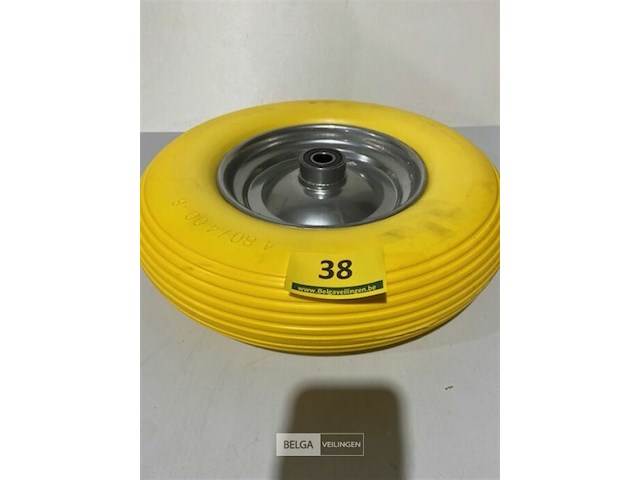 Antilek wiel geel 400mm - afbeelding 1 van  3