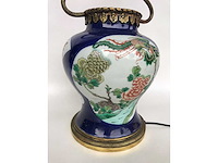 Antique chinese powder blue baluster vase. kangxi marked. - afbeelding 23 van  36