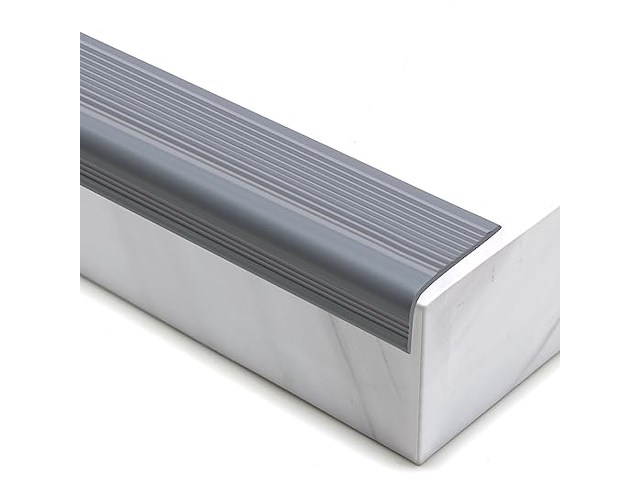 Antislip traprand van vinyl, zelfklevend grijs - afbeelding 1 van  4