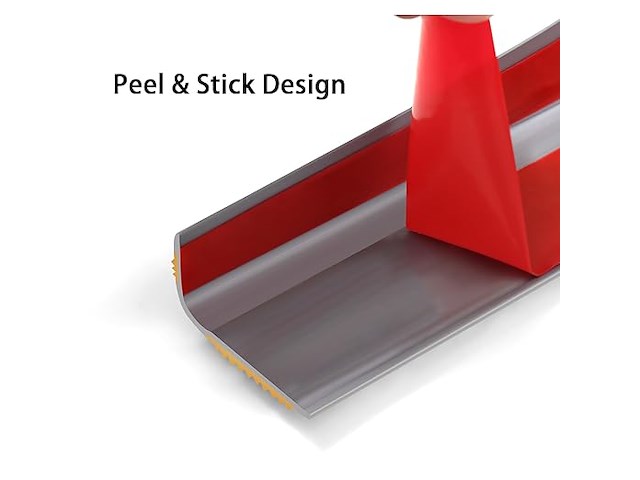 Antislip traprand van vinyl, zelfklevend grijs - afbeelding 2 van  4