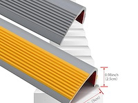 Antislip traprand van vinyl, zelfklevend grijs - afbeelding 4 van  4