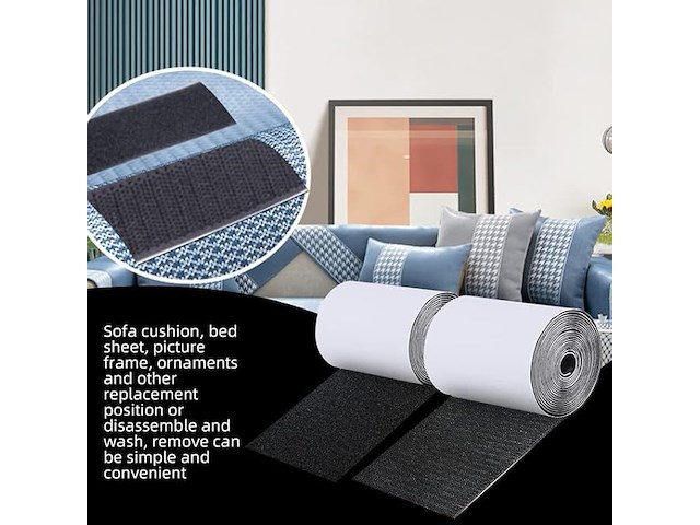 Antislipmattape, klittenband met lijm - afbeelding 2 van  5