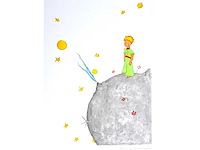 Antoine de saint exupery - le petit prince - litho - afbeelding 1 van  5