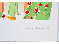 Antoine de saint exupery - le petit prince - litho - afbeelding 2 van  4